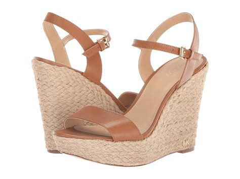 michael kors jill wedge pink|Jill Logo and Leather Wedge .